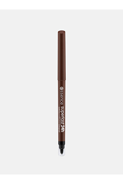Essence قلم الحواجب سوبرلاست 24 ساعة مقاوم للماء، بني غامق