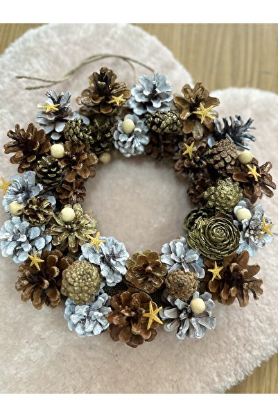 Marrone Starfish Pine Cone Door Ornament Christmas Door Ornament Wreath