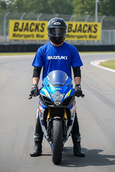 BJACKS Motorsports Wear Tricou premium pentru motociclete, special pentru pas...