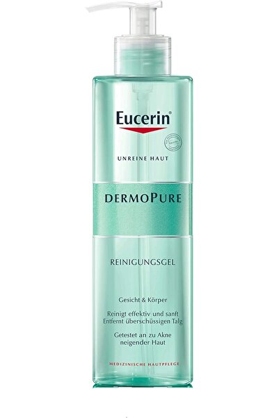 MQ جل التنظيف ديرموبور من يوسير للبشرة الدهنية/المعرضة لحب الشباب، خالي من الصابون، 400 مل