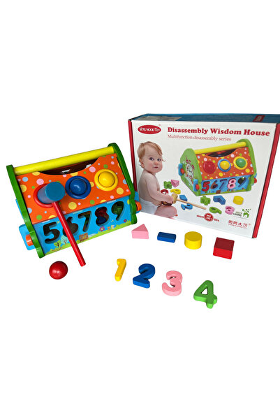 OEM Casuta cu Forme si Cifre – Joc Educativ si Interactiv din lemn pentru Copii