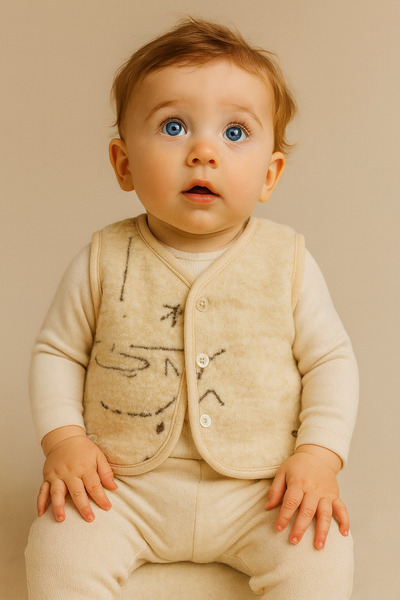 eradkids Premium Baby Double-Sided Wearable Plush Fur Vest