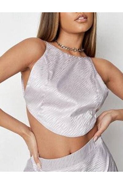 Missguided Missguided top, silver