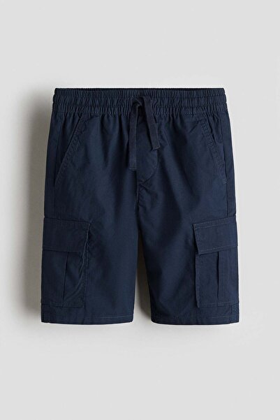 H&M Cotton poplin cargo shorts