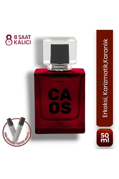 MATEO Royal CAOS Erkek Parfüm 50ml Eau De Parfum Kalıcı Lüks Koku