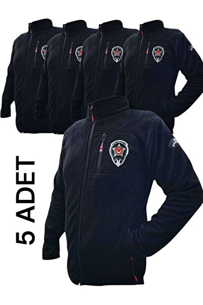 MODANKA Reflektör Baskılı Özel Güvenlik Poları Kadın Erkek Kalın Sıcak Rahat Polar Mont Kış Aylarına Uygun