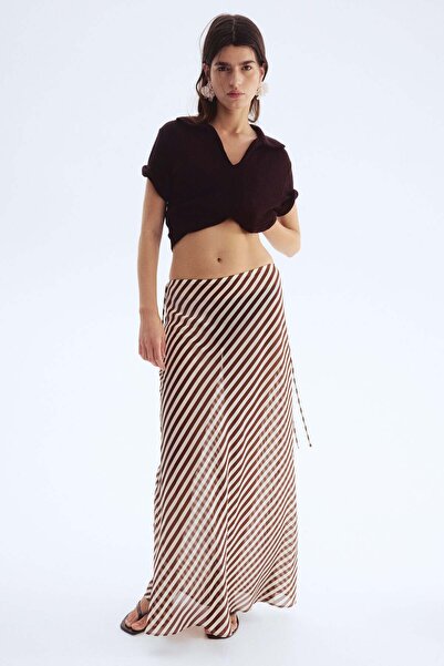H&M Chiffon maxi skirt
