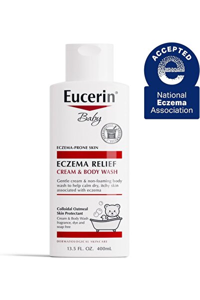 Eucerin Baby Body Wash and Treatment Lotion 400ml