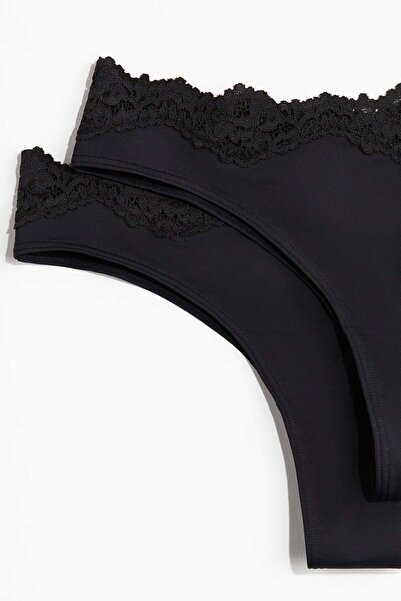 H&M 2-pack microfibre Brazilian briefs