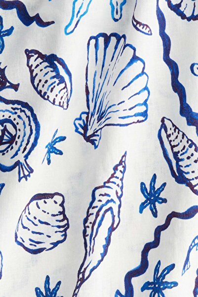 H&M Linen-blend halterneck dress