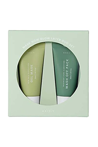 MQ قناع AXIS-Y لتوهج البشرة عبوة غسول لتنقية المسام من نبات الشيح 30 مل