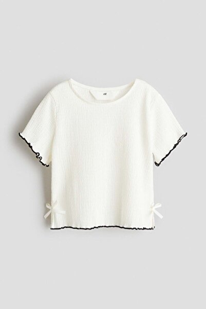 H&M Bow-detail top