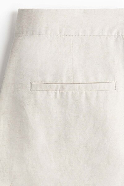 H&M Tailored linen-blend trousers