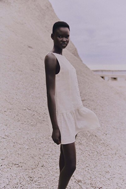 H&M Linen-blend dress