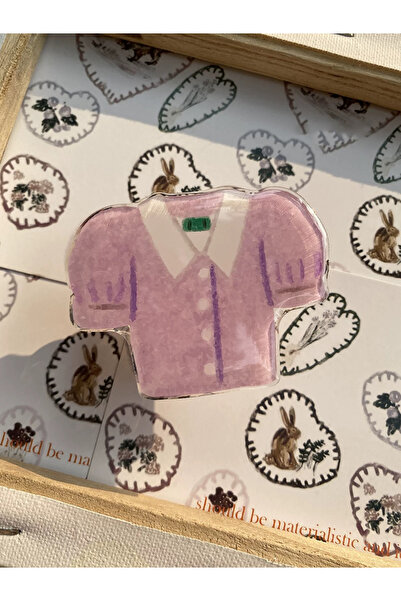 EDELFU Popsocket Kazak ve Gömlek Tasarımlı Renkli Telefon Tablet Tutacağı