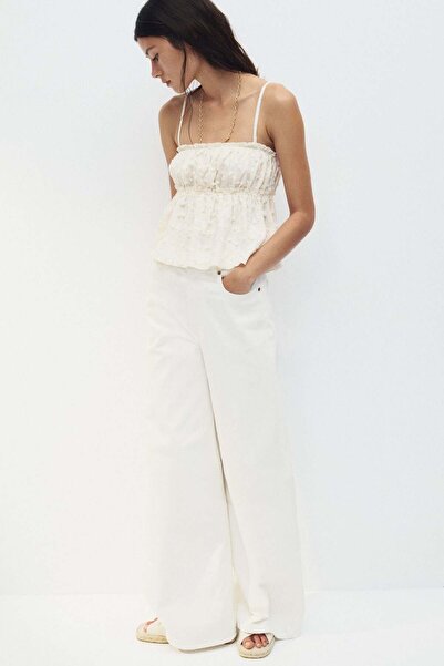 H&M Textured jersey top