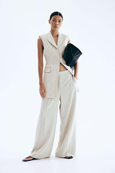 H&M Wide tailored trousers
