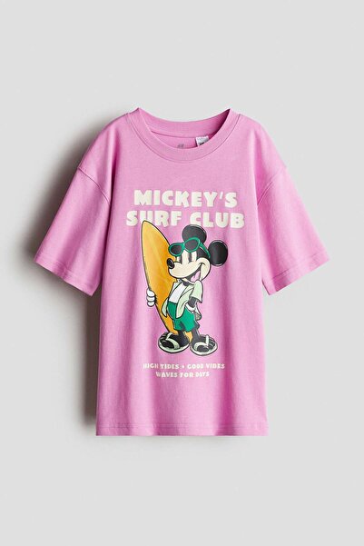 H&M Printed oversized T-shirt