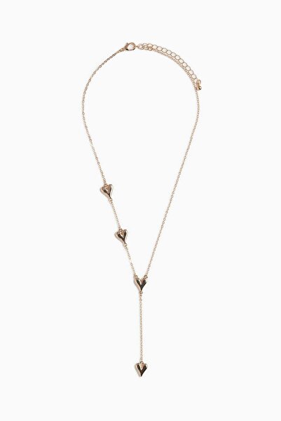 H&M Y-shaped pendant necklace