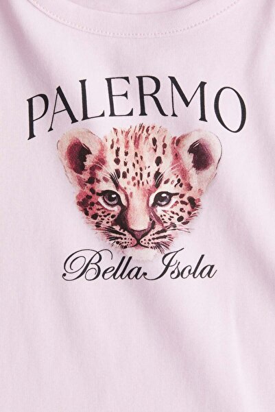 H&M Printed cotton vest top