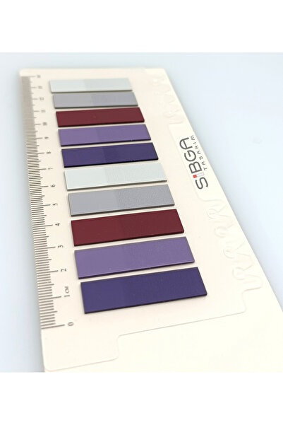 sibga tasarım Transparent Colored Postit Post-it Post It.Bookmark Bookmark Postit Sticker Note Paper 200 Sheets