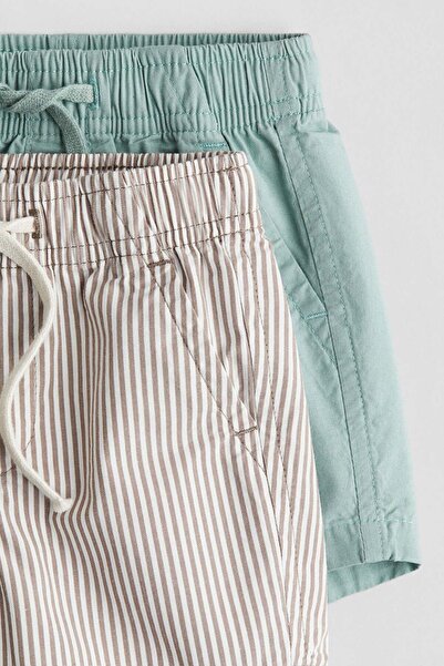 H&M 2-pack cotton shorts