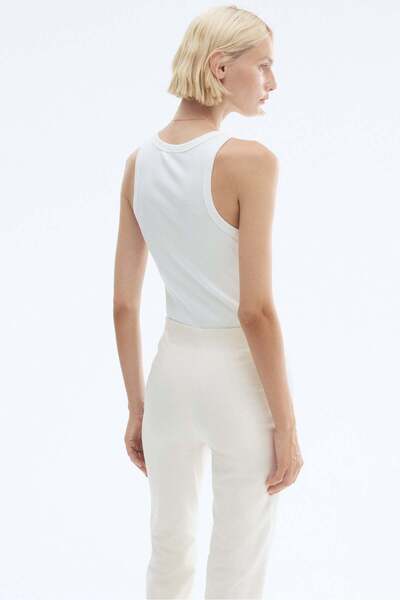 H&M Flared crease-front trousers