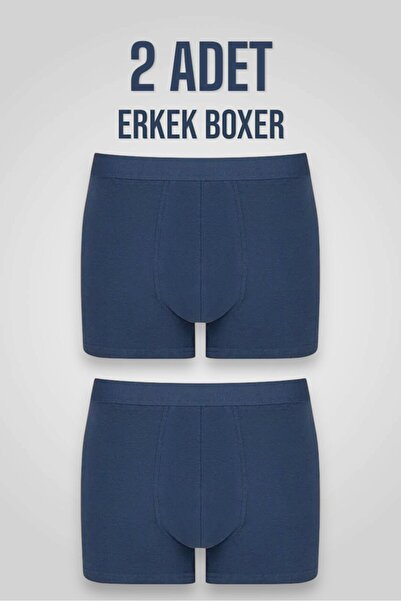 Galaksi Men's 2-Pack Cotton Lycra Flexible Fabric Boxers