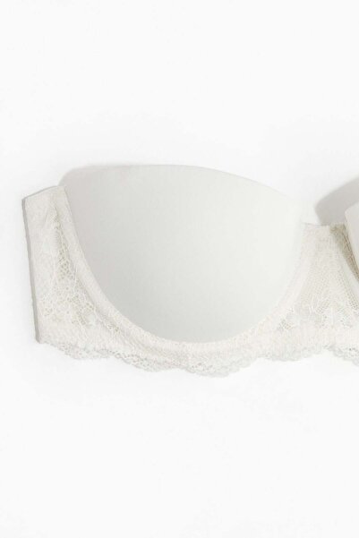 H&M Strapless padded balconette bra