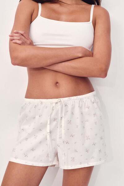 H&M 2-pack cotton poplin pyjama shorts