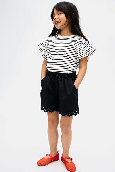 H&M Broderie anglaise cotton shorts