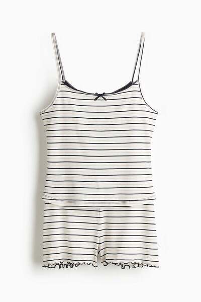 H&M 2-piece ribbed jersey set