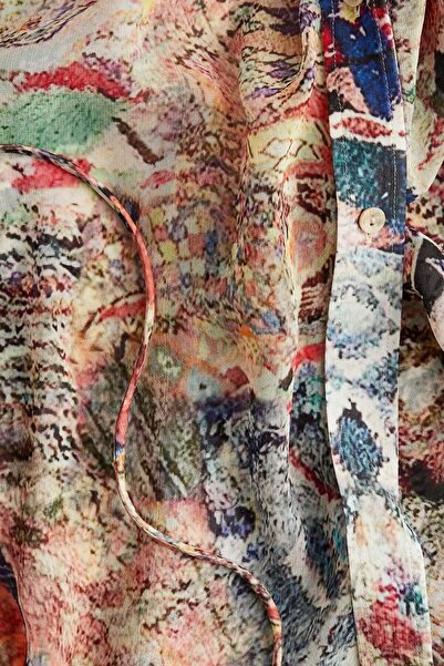 H&M Chiffon wrap blouse