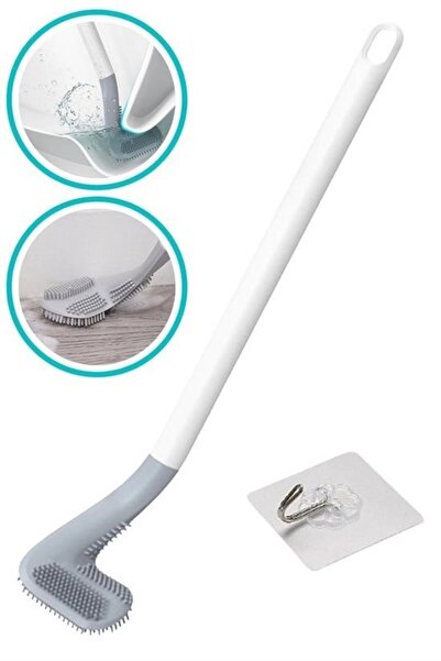 North فرشاة تنظيف مرحاض ومطبخ من السيليكون بتصميم جولف من أوليفرا مع خطاف كهدية