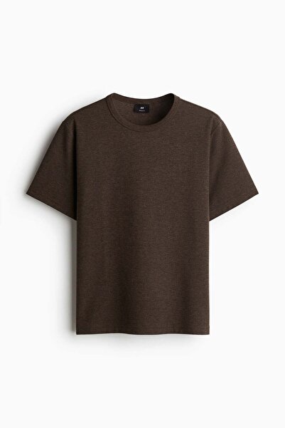 H&M Regular Fit Waffled T-shirt