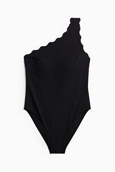 H&M Padded-cup one-shoulder swimsuit