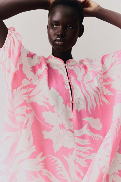 H&M فستان بحزام ربطة عنق