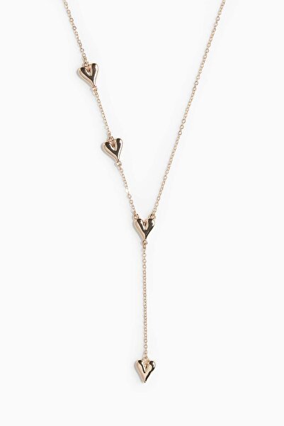 H&M Y-shaped pendant necklace