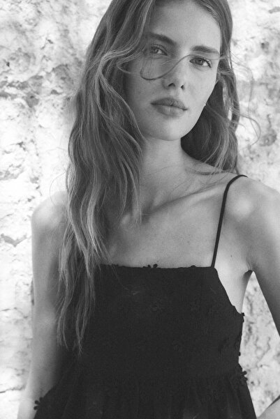 H&M Appliquéd strappy top