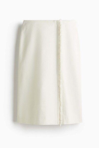 H&M Frayed wrap skirt