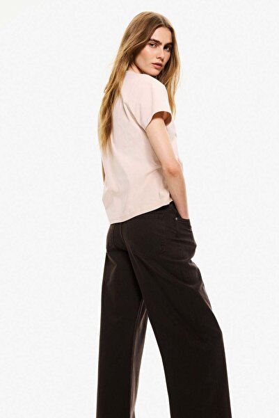 H&M تي شيرت قطني كبير الحجم