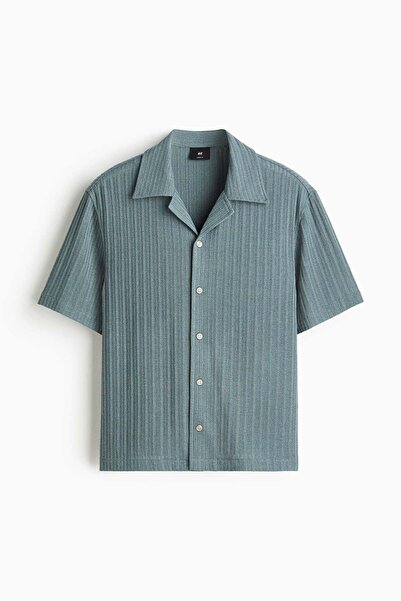 H&M قميص منتجع فضفاض محبوك