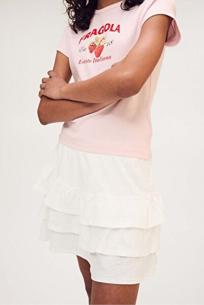 H&M Tiered jersey skirt