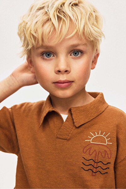 H&M Knitted polo shirt