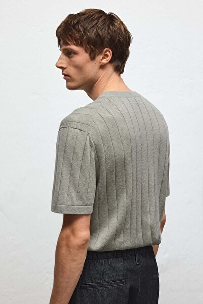 H&M Regular Fit Knitted T-shirt
