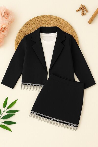 KOKOŞ BEBEK Princess Glow 3-Piece Stone Detailed Combination - Age 4/14 - 31510