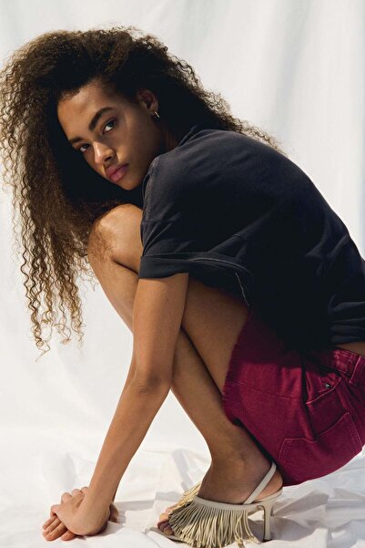 H&M Denim mini skirt