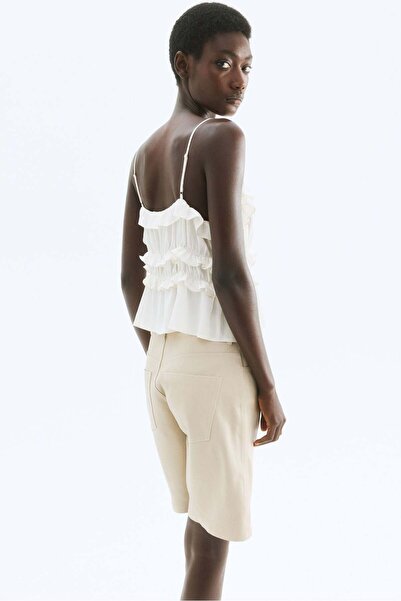 H&M Frill-trimmed strappy top