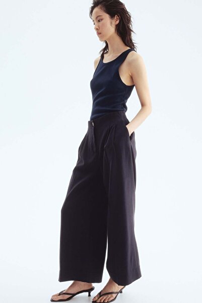 H&M Wide ankle-length trousers