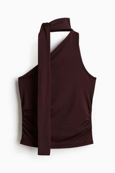 H&M Draped one-shoulder top